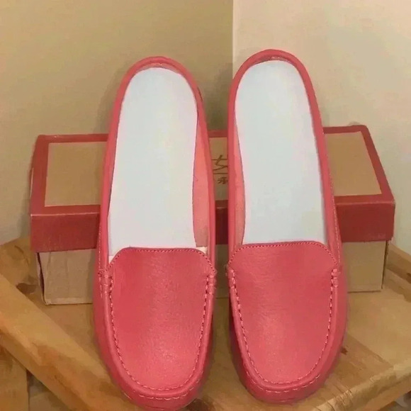 Wei Deng Fuchsia stitch accent leather mule - Size 9.5 - Picture 4 of 4